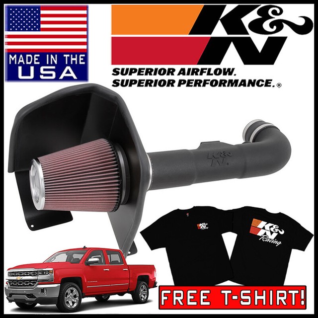 K&N Cold Air Intake System 20142019 Chevy Silverado GMC Sierra 1500 5