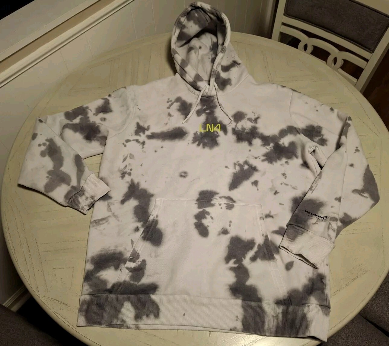 Lando Norris Mclaren F1 Team Hoodie Tie Dye Mens Large - Gem