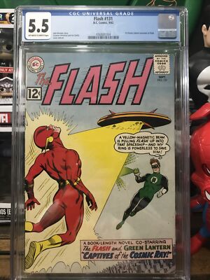 Flash #131 Cgc 5.5 (DC Comics 1962) 1st Crossover with Green