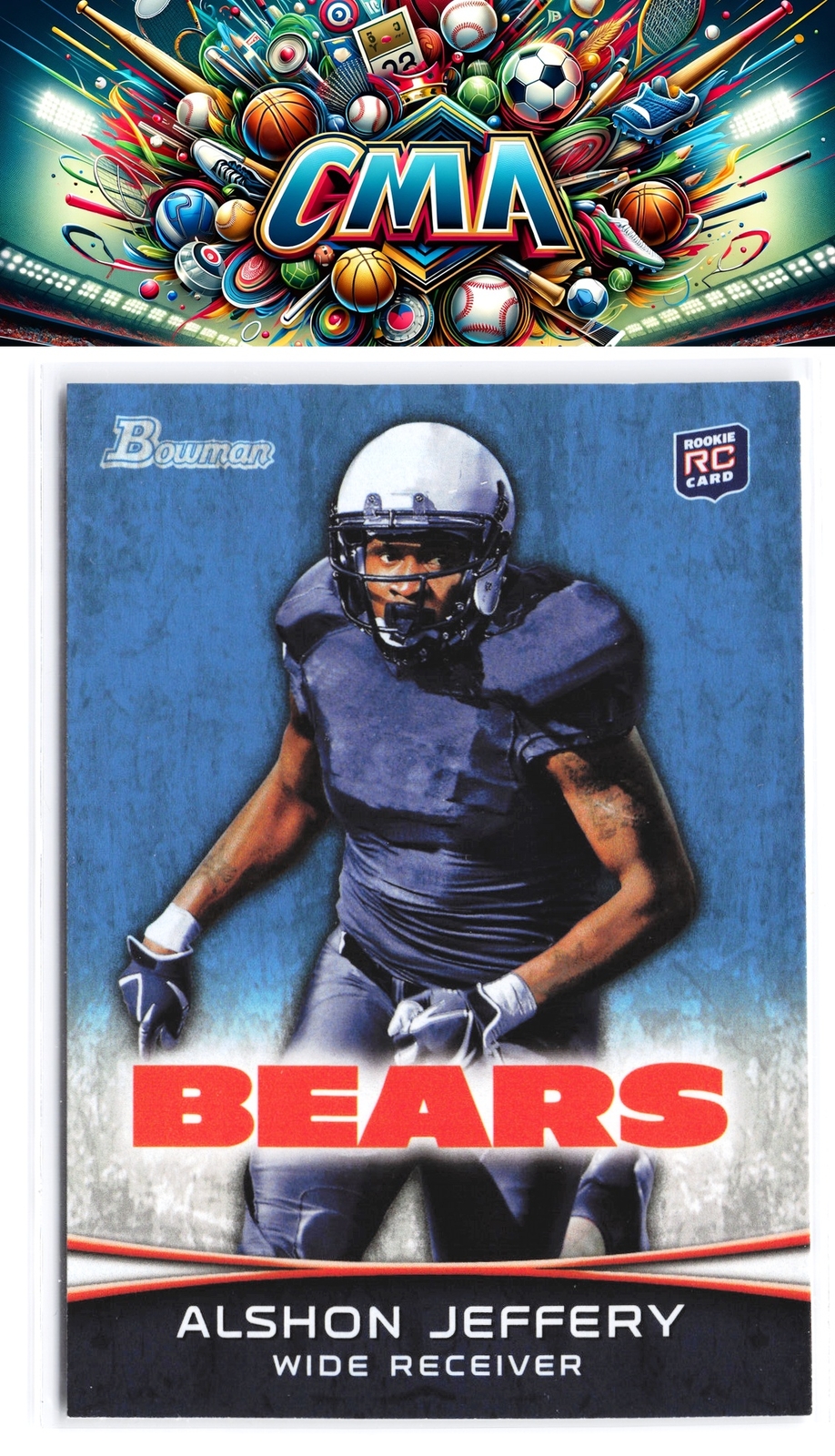 2012 Bowman #137a Alshon Jeffery