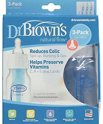 Dr Browns BPA Free 3-Pack Polypropylene Bottles - 4 oz