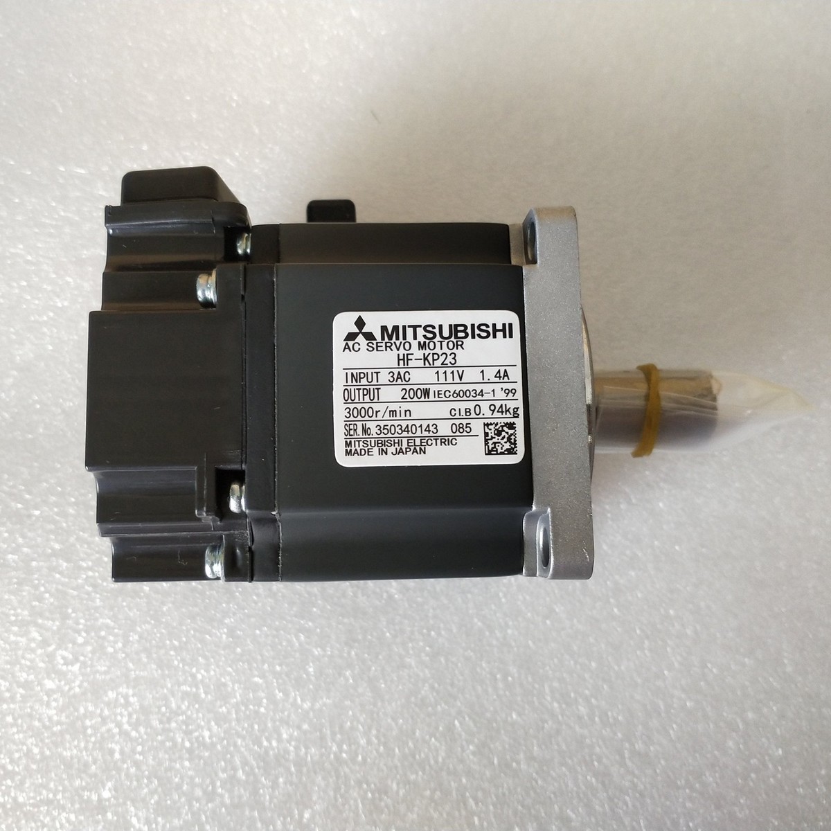 used Mitsubishi 1PS AC Servo Motor HF-KP23 Tested It In Good used Mitsubishi 1PS AC Servo Motor HF-KP23 Tested It In Good