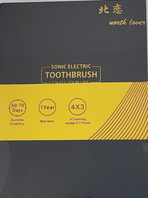 Smart Sonic Electric Toothbrush Rechargeable 4 Cleaning Modes White Oral Care