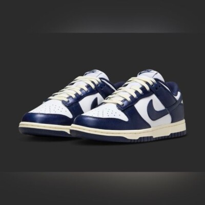 Vintage Midnight Blue Nike Dunks | 1985 | Size 6.5  | Brand - New (In Box)