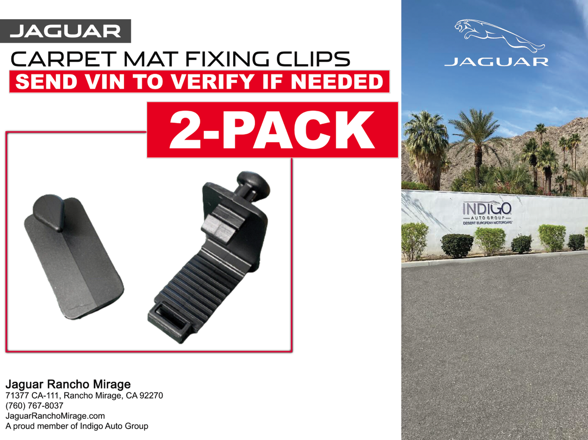 NEW GENUINE JAGUAR X TYPE S TYPE XJ XK XF CARPET MAT FIXING CLIPS