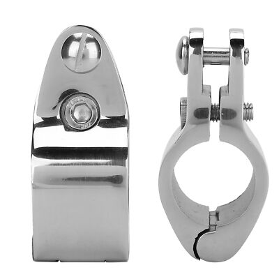 T Top Inox Bateau EBTOOLS 2Pcs Marine Boat Jaw Slide, Bimini Top Hinge Rail Mount Boat Hardware Fitting For Inflatable Fiberglass Yachts(25mm Bimini Pour Bateau
