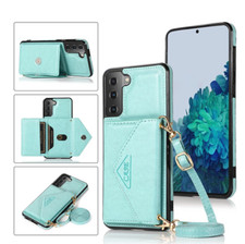 Girl's Leather Lanyard Crossbody Card Holder Bag Wallet Case Purse Phone Cover