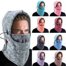 Balaclava Windproof Fleece Ski Mask Winter Thermal Full Face Mask for Men Women