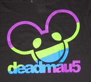 Deadmau5 House Techno T Shirt Logo Head Purple Green Blue Ebay