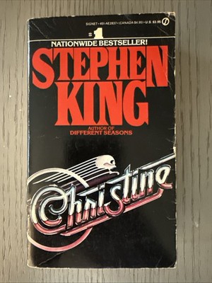 Christine by Stephen King (1983, Signet Paperback, 1st Printing)   Good