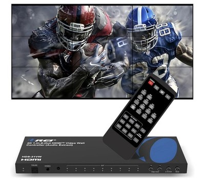 4K HDMI Video Wall Controller TV Screen Splitter 1in 9out 3x3 2x3 1x3 2x2 3x3 +