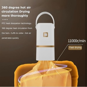 Séchoir de voyage durable portable avec UV Sanitizing fits Travel & Compact Space Utilisation