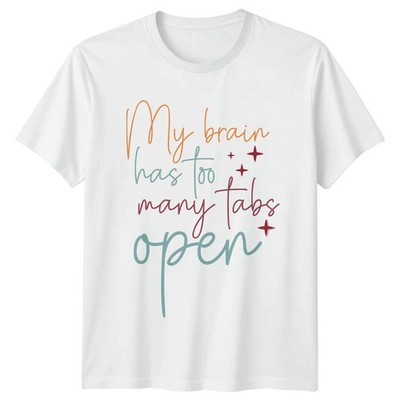 Mein Gehirn hat zu viele T-Shirt ADHS Humor Geburtstag Geschenk für Sie und Ihn