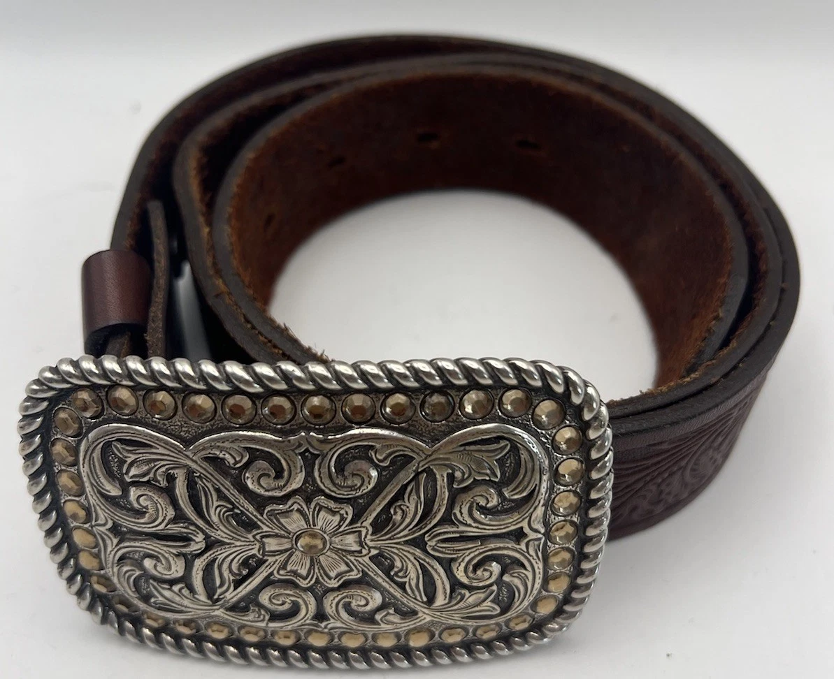 Justin Boots Cowboy Floral Belts for Women for sale | eBay display picture 3