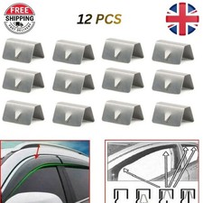 12x Wind Deflector Clips for Heko G3 SNED Car Window Channel Replacement UK