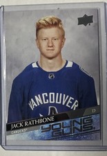 2020-21 Upper Deck UD Young Guns YG Jack Rathbone Rookie Card RC #717 Harvard