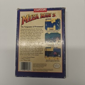 Authentic Mega Man 5 ( Nintendo ) NES CIB Complete - Good Condition -  - TESTED!