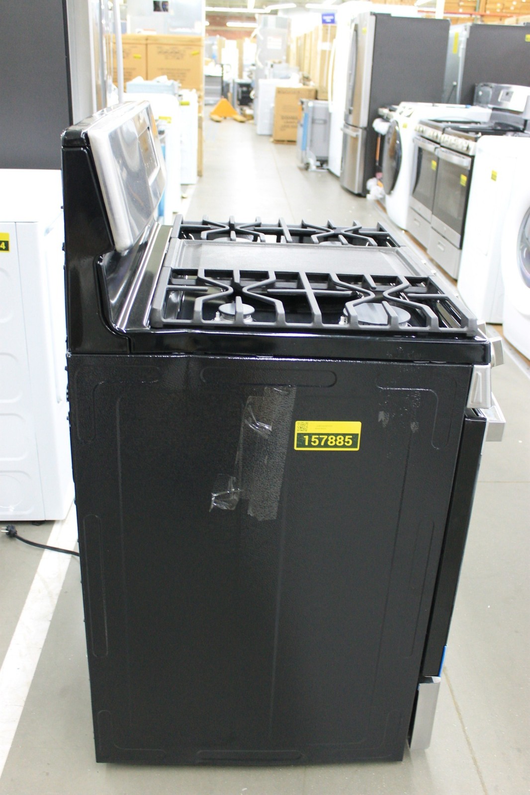 GE JGBS66REKSS 30" Stainless Freestanding 5 Burner Gas Range NOB #157885