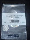 🔥SILVER (1) 1/10oz fine .999 silver Morgan Dollar Design coin in APMEX bag🔥