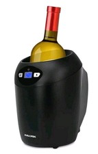 Refrigeratore bottiglia vino digitale Kalorik nero senza ghiaccio temperatura regolabile vino chill nuovo con scatola