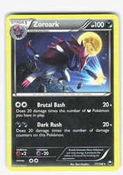 Zoroark 71/108 Dark Explorers Regular Rare Pokemon Card