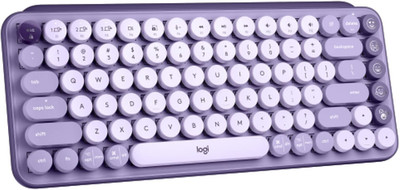 POP Keys Mechanical Wireless Keyboard with Customizable Emoji Keys, Durable Comp