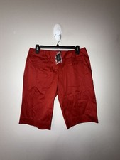The Limited Drew Fit Women's Red Bermuda Shorts Size 4