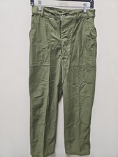 Vintage VIETNAM sateen OG-107 us army 30x31 military pants TYPE 1