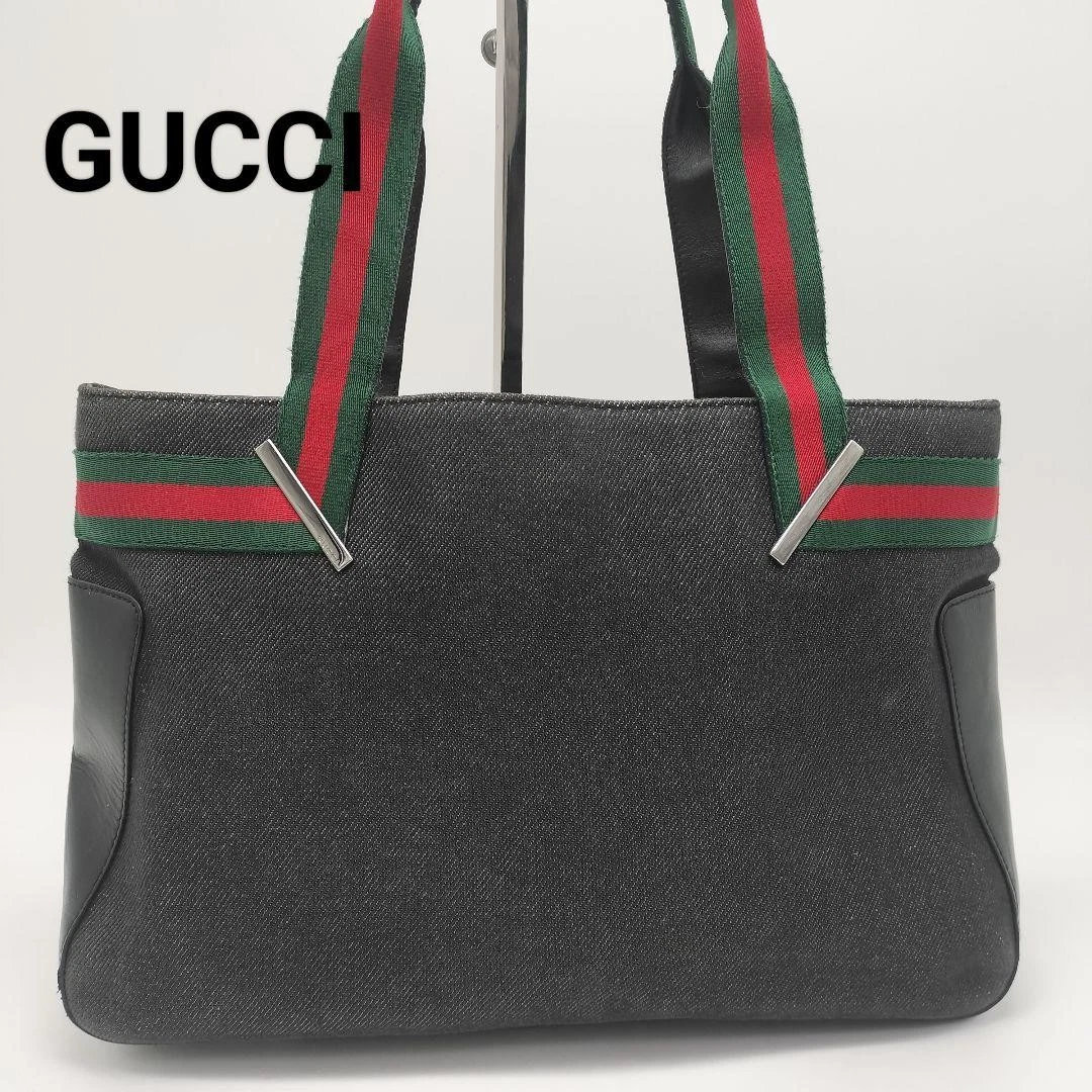 Sac fourre tout Gucci noir ligne Sherry m2_0420
