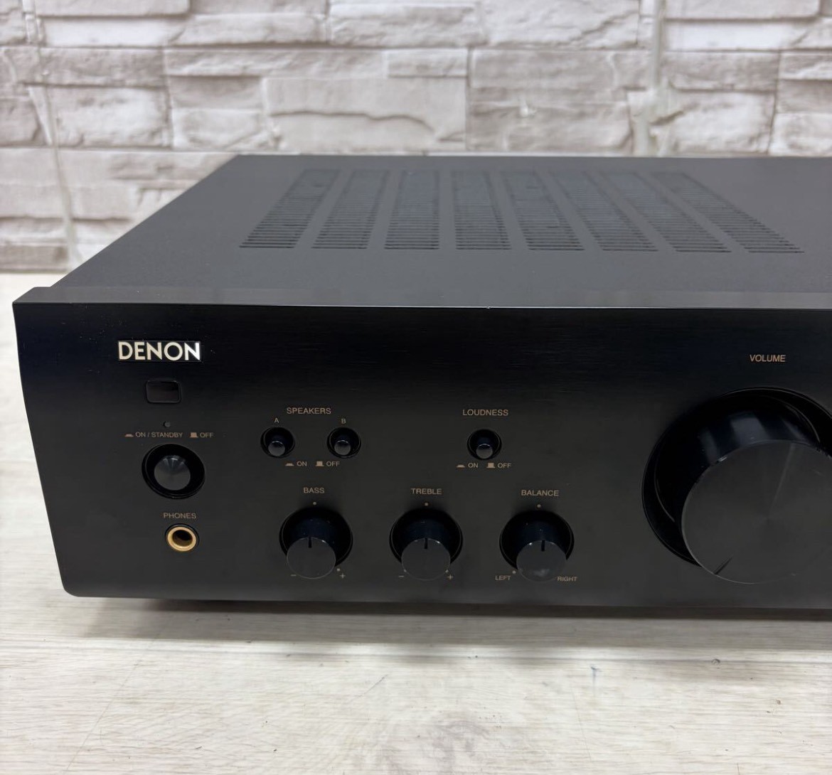 DENON　PMA 390AE DENON PMA-390AE INTEGRATED AMPLIFIER black 100W+100W 4Ω AC100V 50