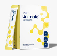 Unicity Unimate Lemon Flavor Packs - 30 Count