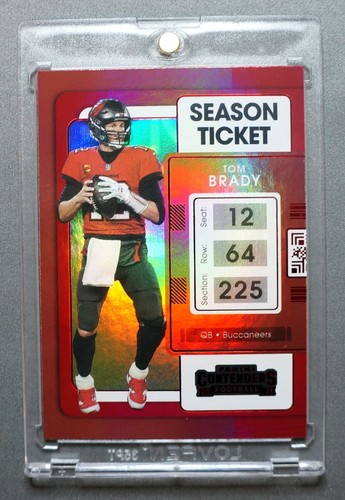 Tom Brady [Red Zone] #91 2021 Panini Contenders card