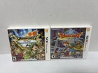 Dragon Quest VII, VIII Nintendo 3DS Very Nice Conditon CIB Complete Tested Work!