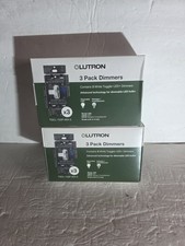 Lutron Toggler LED+ Dimmer Switch White (TGCL-153P-WH-3) 6-Pack Factory Sealed