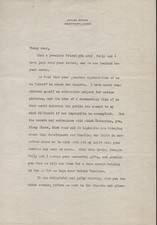 HELEN KELLER - TYPED LETTER SIGNED 12/24/1952