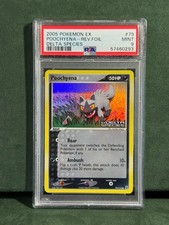 Poochyena Reverse Holo EX Delta Species 79/113 PSA 9 on eBay