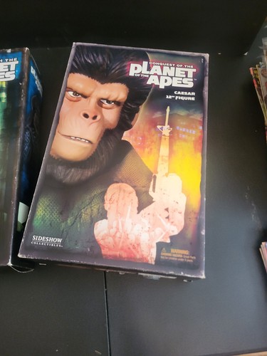 SIDESHOW COLLECTIBLES CONQUEST OF THE PLANET OF THE APES CAESAR 12" in Open Box