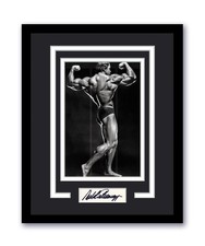 Arnold Schwarzenegger Autograph Signed 11x14 Framed Photo Bodybuilding ACOA