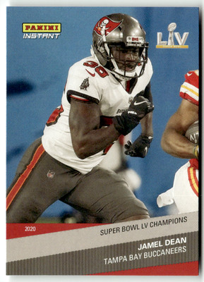 Panini Instant NFL 2020 No. 24 Jamal Dean Super Bowl LV Champions