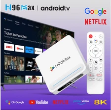 Android 14 Smart TV Box H96 Max Media Player | 4K/8K | 4GB 128GB 2025 Quad Core