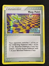 Pokemon Warp Point 84/100 Crystal Guardians Reverse Holo Stamped