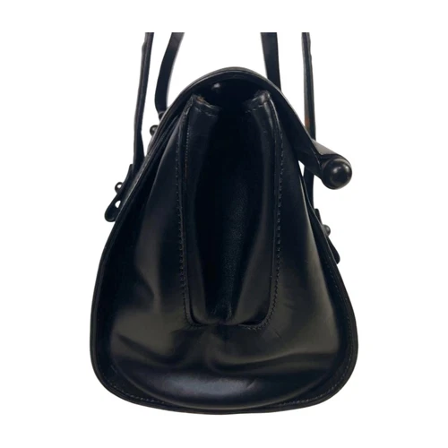 Borsa a mano Gucci originale bambù GG tela pelle tracolla vintage nera - Foto 6 di 8