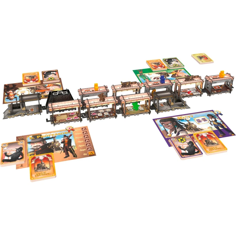 Asmodee Colt Express - Gepanzerter Zug & Wachposten, Brettspiel (Erweiterung) - - Bild 4 von 4