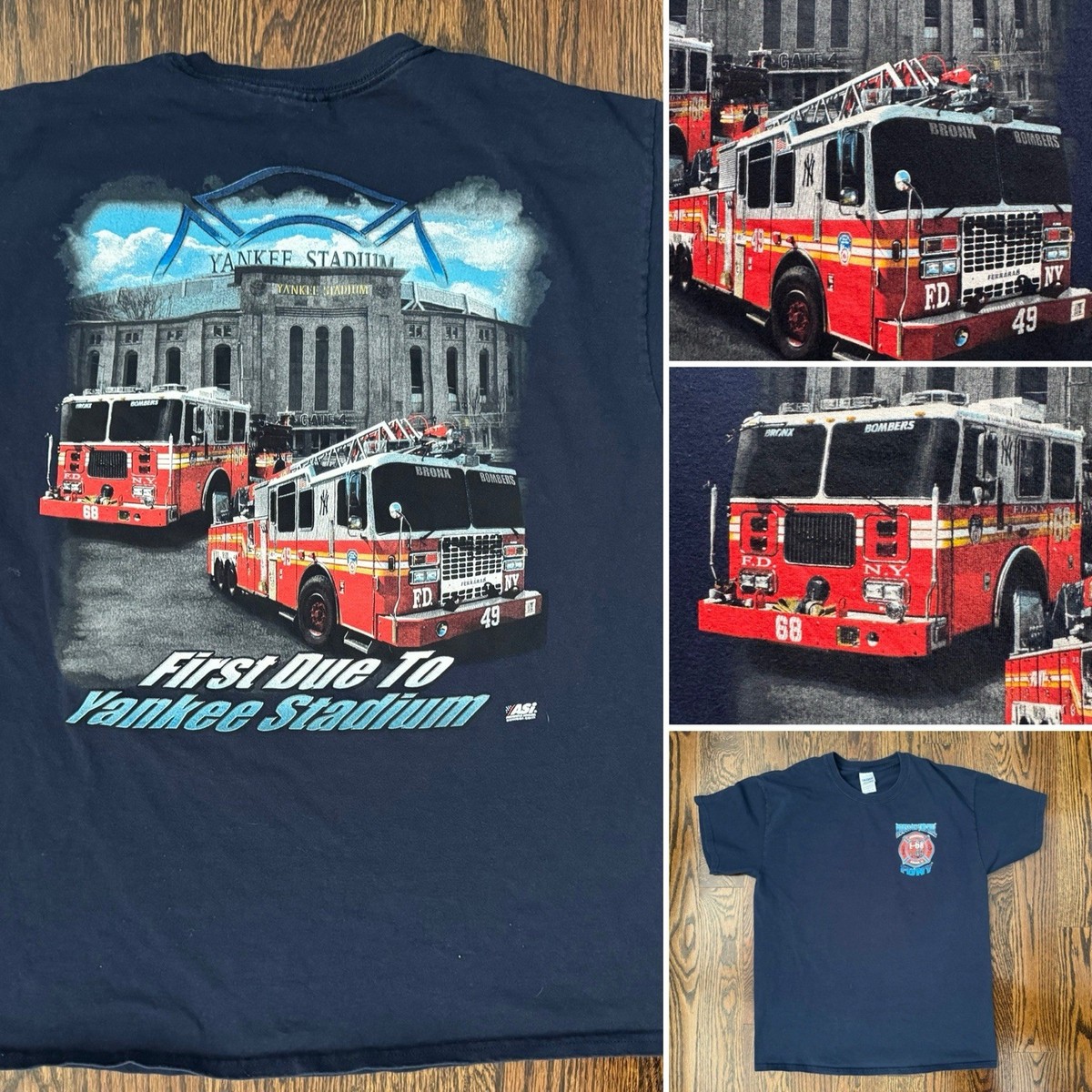 FDNY Engine 68 Ladder 49 Highbridge NY Yankees Bronx NYC ASI