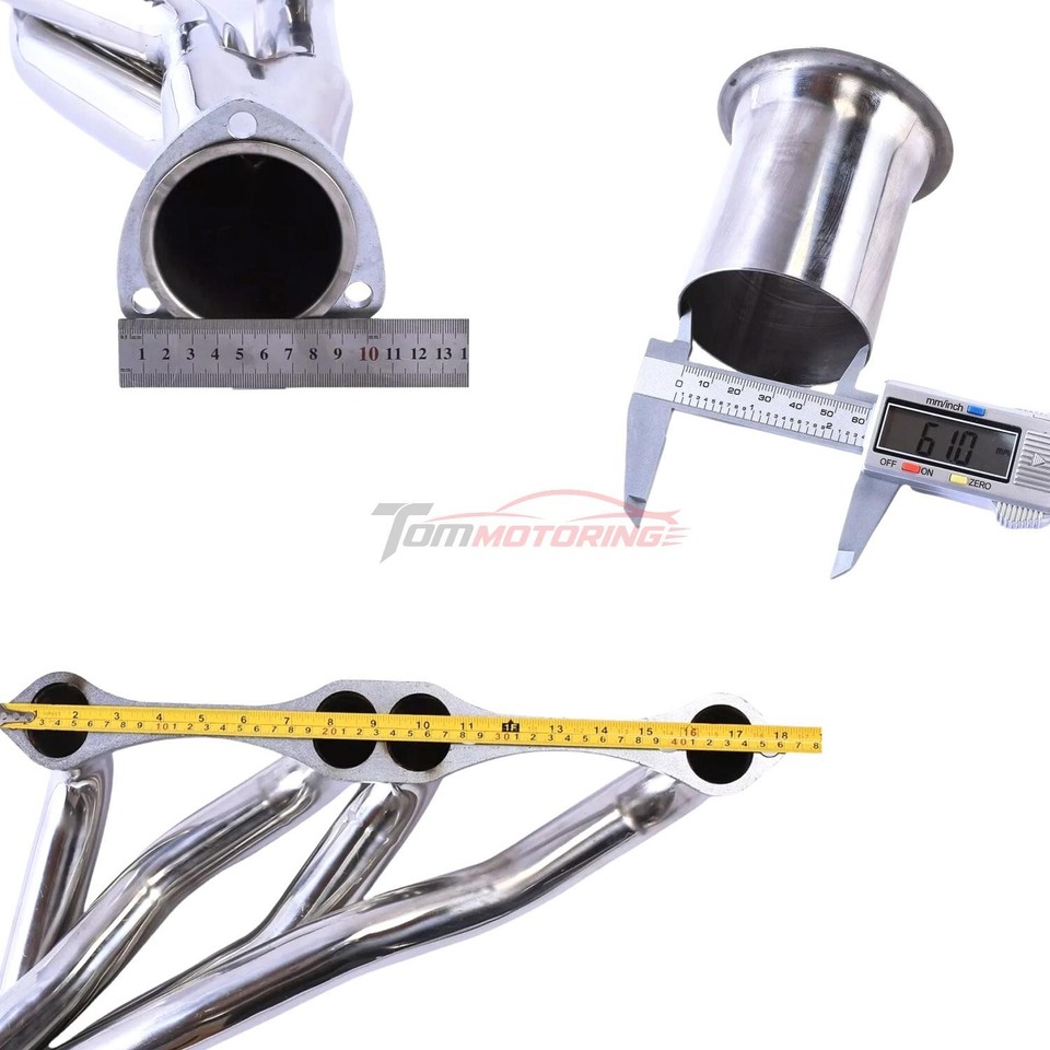 Chevy Small Block V8 SS Exhaust Headers Fits 262 265 283 305 327 350 ...