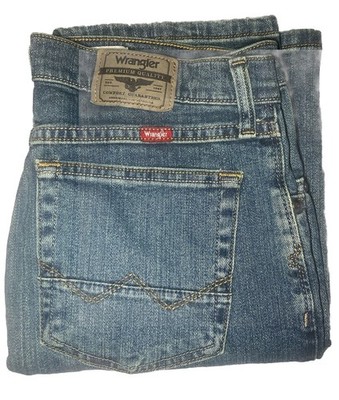 Wrangler Five Star Premium Denim Jeans Men s 31x30 Blue Slim Straight