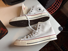 Converse Chuck 70 Hi White Garnet Egret 162056C Men's 10 Women's 12 New no Box