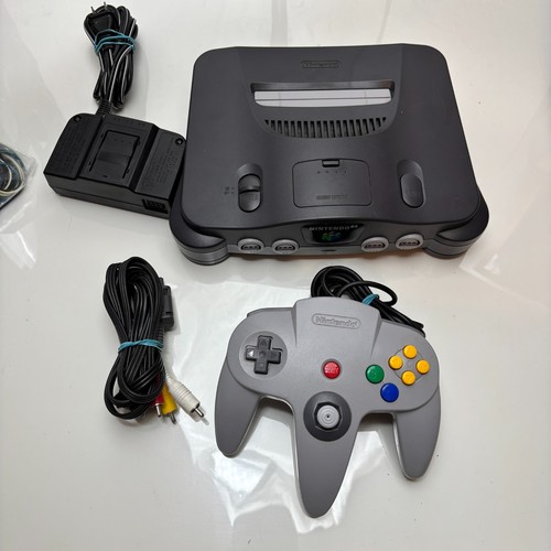 N64 Nintendo 64 Console with controller and cords Tested And Working