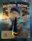 PEYTON MANNING INDIANAPOLIS COLTS SB CHAMPS STEINER/COA SIGNED SBXLI PROGRAM