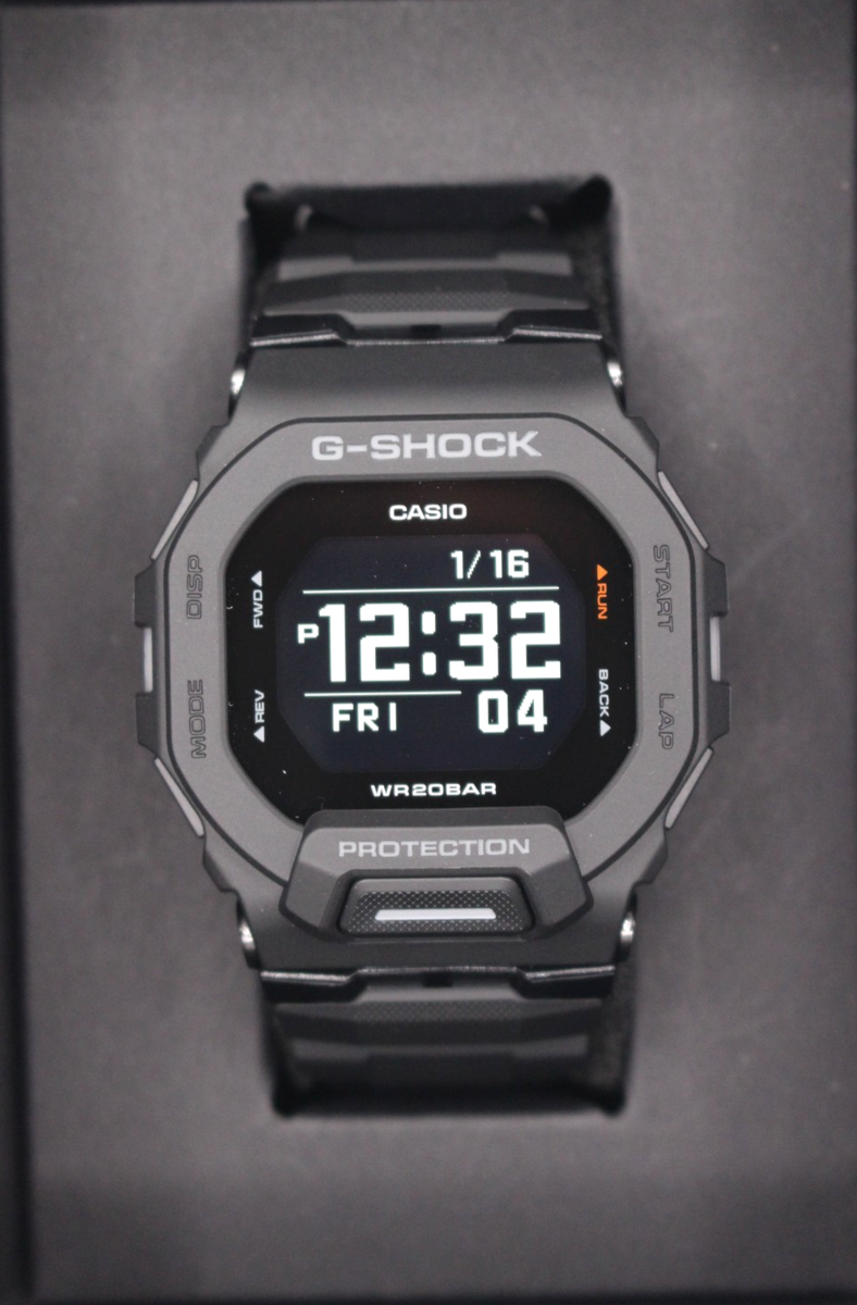 CASIO G-SHOCK GBD-200-1JF Bluetooth Step Counter MIP LCD Sports